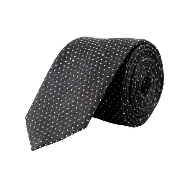 hugo boss polka dot tie
